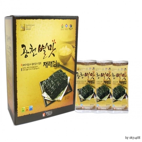 별식품 광천김 재래식탁김 12봉지 1박스