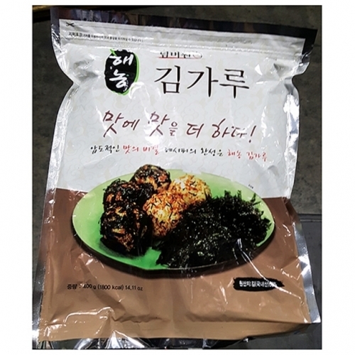 김가루 조미김 식자재도매 (400gX10개) 해농