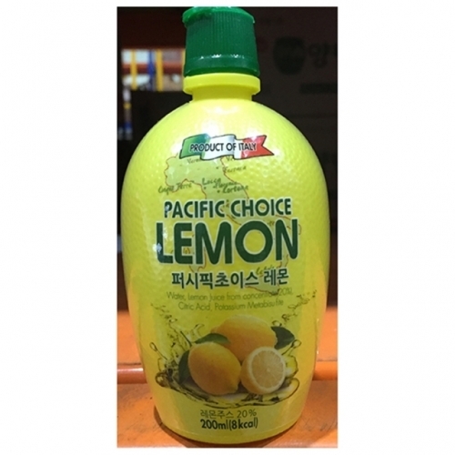레몬주스 농축액 식자재도매 과채주스 (200mlX12개) 퍼시픽