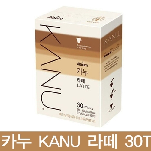 동서 맥심 카누 라떼 30개입 KANU LATTE 커피 믹스