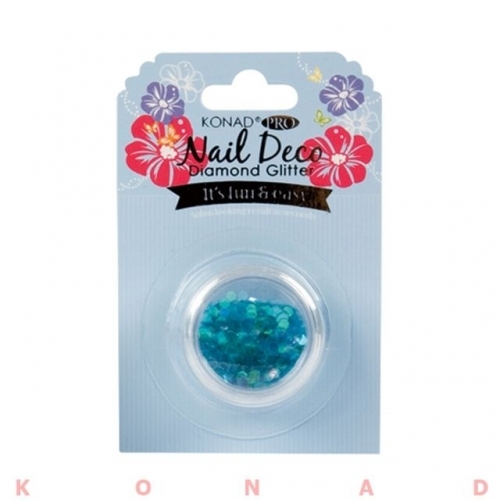 KONAD 네일아트 프로 데코 다이아몬드 글리터 블루