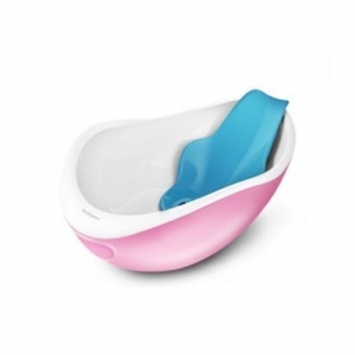 레이퀸 유아욕조 핑크-등받이 블루 목욕용품