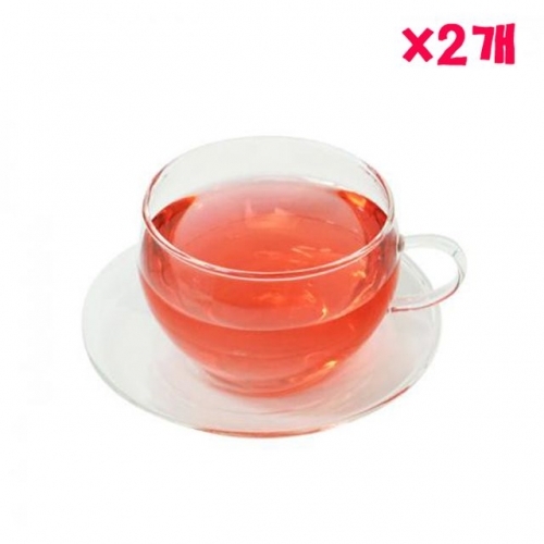 유리 홍차잔세트 X 2개 투명유리컵 유리찻잔 투명잔
