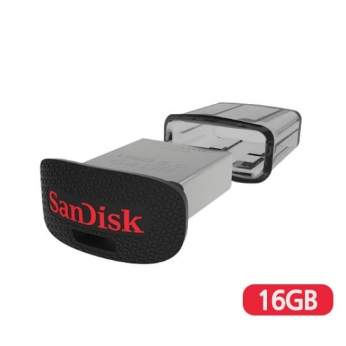 (샌디스크) USB메모리 SDCZ-43 (USB3.0/바/16GB/블랙)