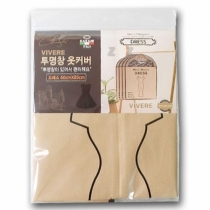 까사니 투명창 옷커버 아우터 먼지방지 옷보관 행거용