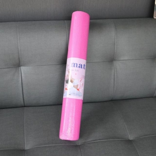 운동매트 요가용품 PVC 요가매트 4mm 핑크