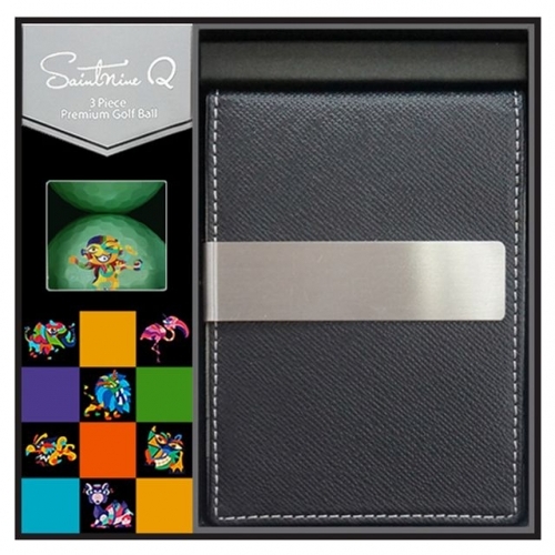 컬러 골프공 머니클립 지갑 필드용품 골프선물세트