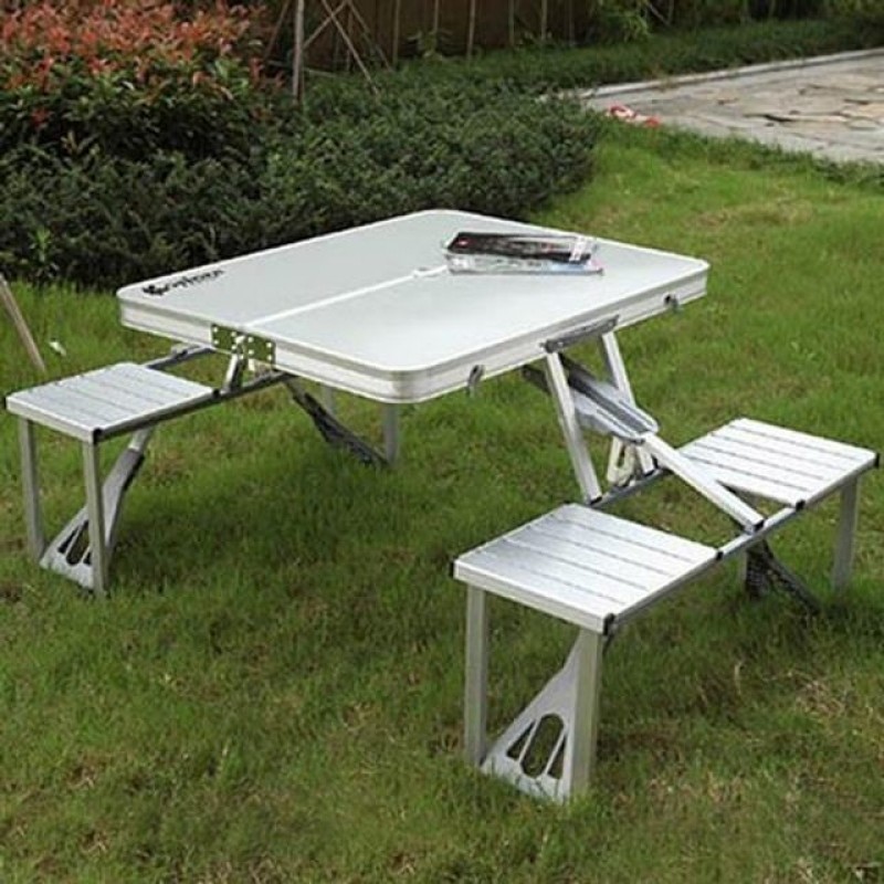 접이식 피크닉 알류미늄 캠핑 테이블 의자세트