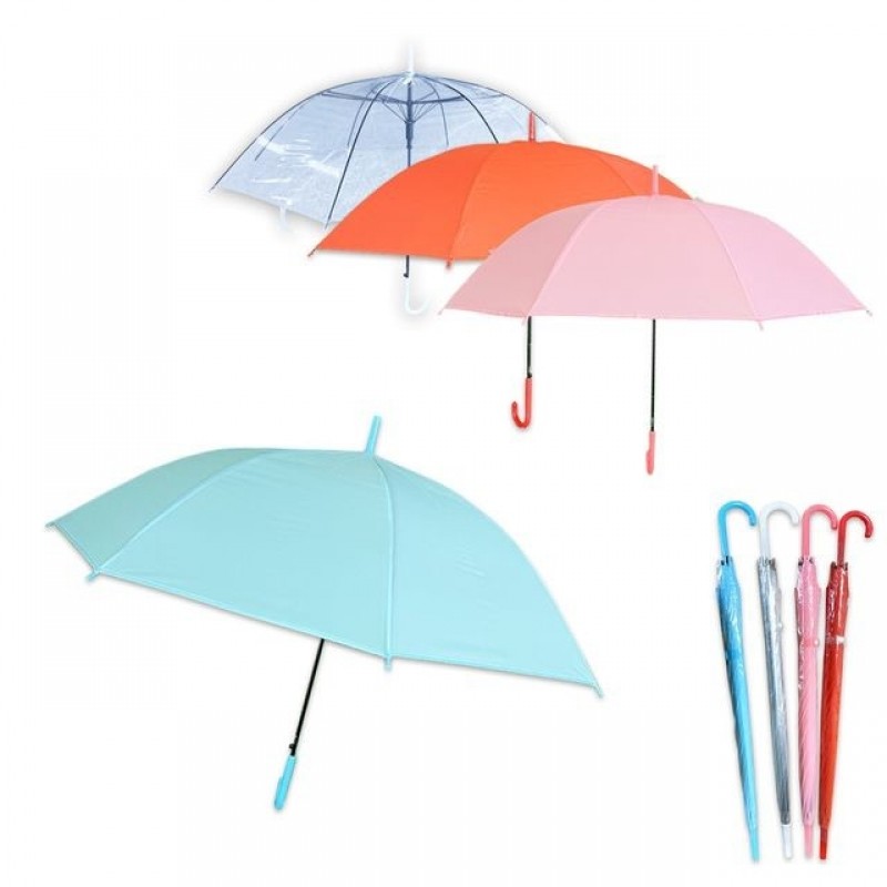 컬러우산 예쁜우산 투명 파스텔 장우산