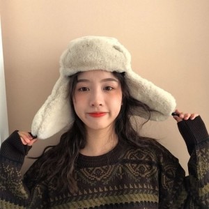 따뜻한모자 귀덮는 귀달이모자 보들보들퍼 방한모자