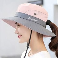 여자 여름 시원한 메쉬 통풍 등산 여행 낚시 모자