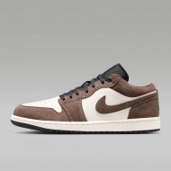 나이키 남성 에어 조던 1 로우 브라운 화이트 553558 200