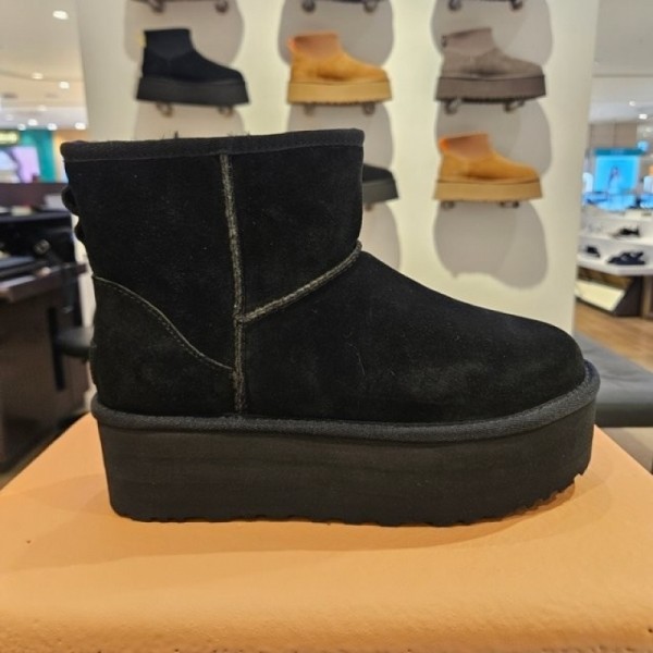 어그 UGG 여성 클래식 미니 플랫폼 부츠 1134991-BLK