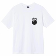 스투시 8 BALL PIGMENT DYED TEE 8볼 피그먼트 반팔티