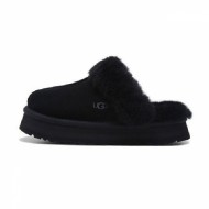 UGG 어그 퍼 카라 플랫폼 샌들 디스케트 W 여성 - 1122550BLK