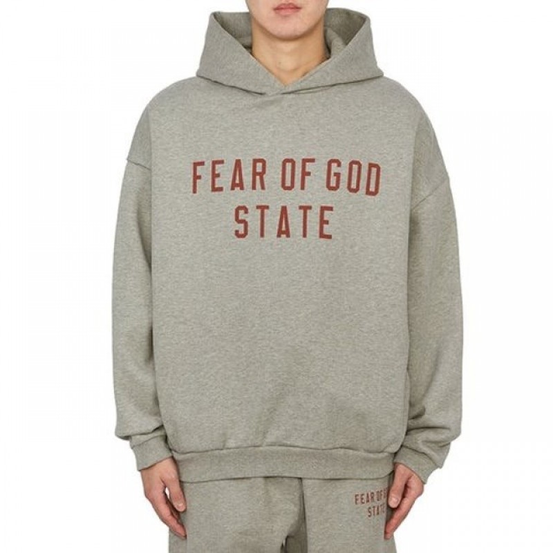 피어오브갓 에센셜 남성 기모 후드티 192BT246251F