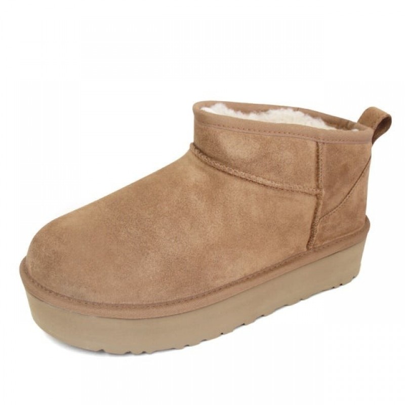 어그 클래식 울트라 미니 플랫폼 J 키즈 겨울 부츠 1157791K-CHE