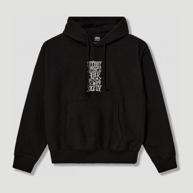 스투시 코튼 블렌드 드로우스트링 후드 티셔츠 1925124 0001