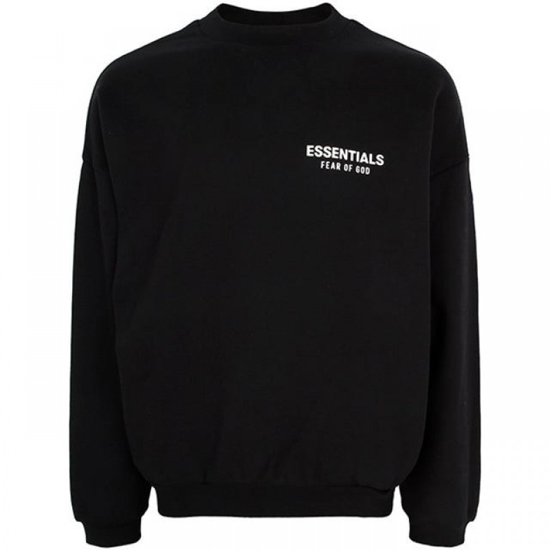 피어오브갓 에센셜 플리스 크루넥 스웨트셔츠 192HO246260F